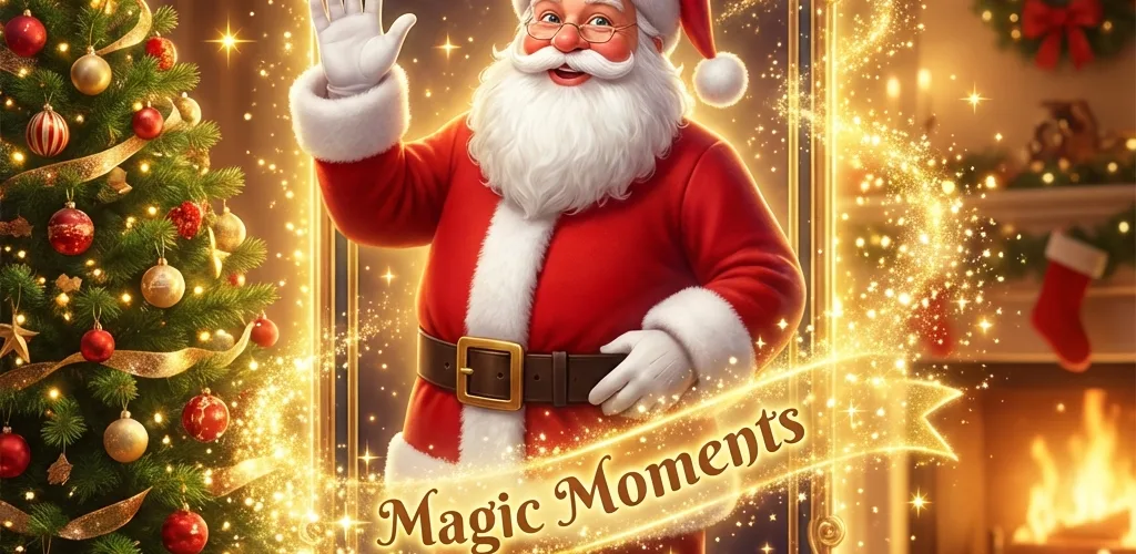 Arte promocional de Momentos Mágicos con Papá Noel